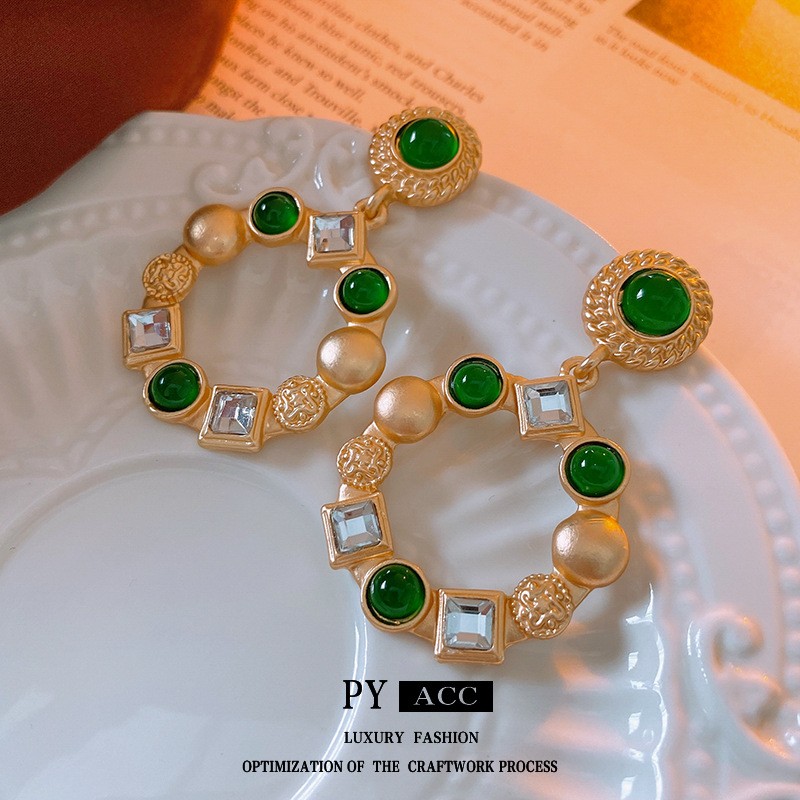 Diamond Hoop Factory - High Quality Low Allergy Silver Needle Diamond Hoop Earrings French