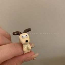 Funny Ring Manufacturer - Cute Funny Cartoon Open Adjustable Ring Girl Fun Personality Ring