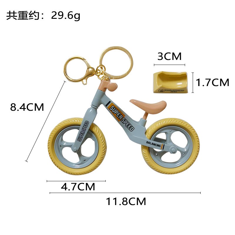 Activity Keychain Factory - Create Fun Sliding Bicycle Lovers Jewelry Key Chain Bag Ornament