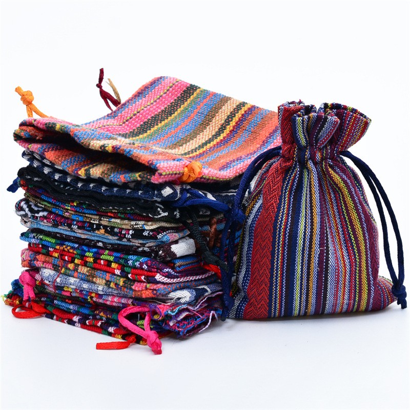 Mini Packaging Supplier - Cute Drawstring Mini Packaging Bags 913cm Cotton Linen Bags