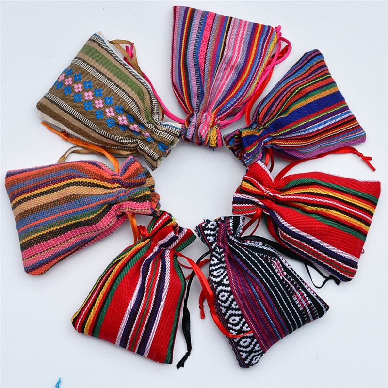 Mini Packaging Supplier - Cute Drawstring Mini Packaging Bags 913cm Cotton Linen Bags