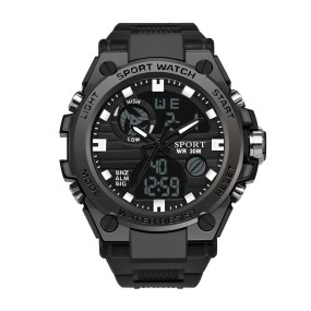 Electronic Watch Supplier - Multifunctional Outdoor Sports Silicone Electronic Waterproof Watch
