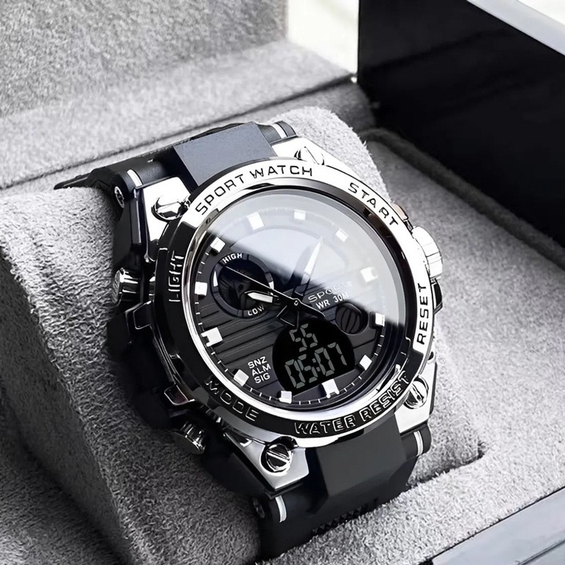 Electronic Watch Supplier - Multifunctional Outdoor Sports Silicone Electronic Waterproof Watch