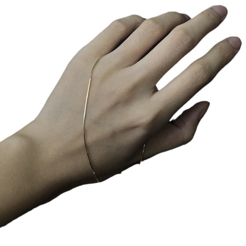 Snake Chain Manufacturer - S925 Silver Sterling Snake Chain Thin Clavicle Sparkling Necklace