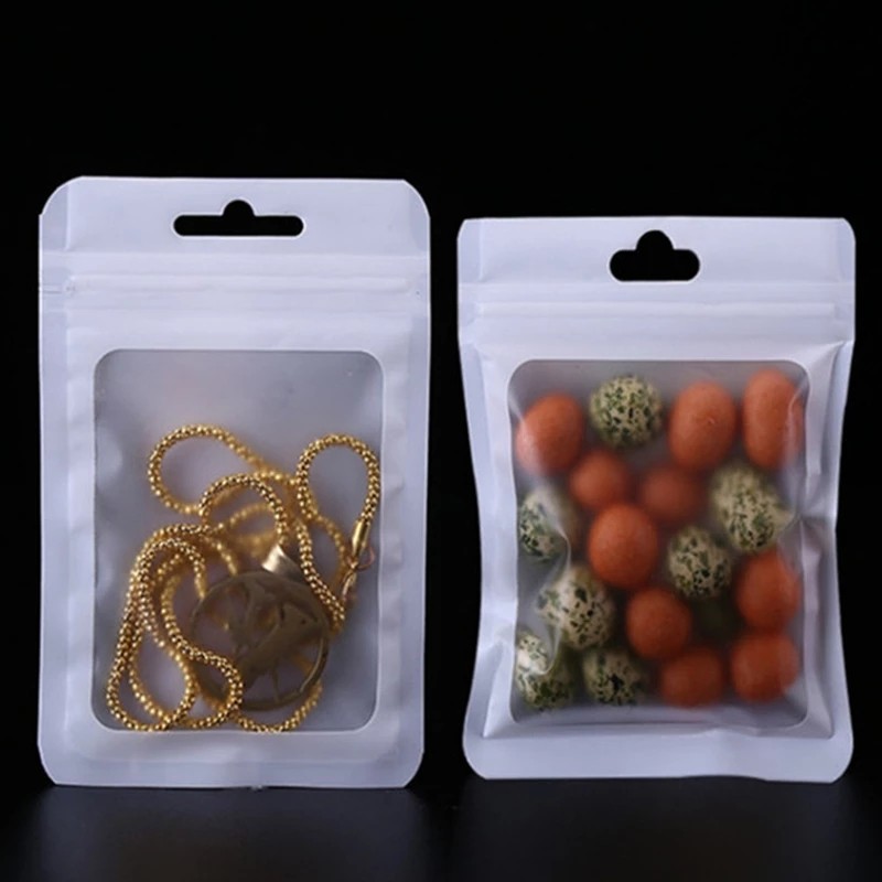Foil Bag Supplier - Matte Aluminum Foil Zip Lock Gift Packaging Resealable Candy Bracelets Bag