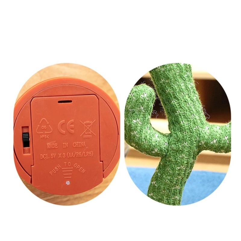 Singing Cactus Factory - Lovely Talking Toy Electric Singing 120 Songs Dancing Cactus Doll