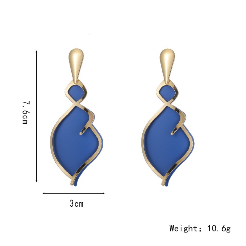 Water Drop Earring Supplier - 925 Sterling Silver Post Water Drop 18k Gold Plated Earring