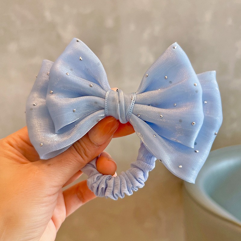 Hair Band Manufacturer - 2024 New Design Bow Ties Hair Clips Pearl Children's Hair Band