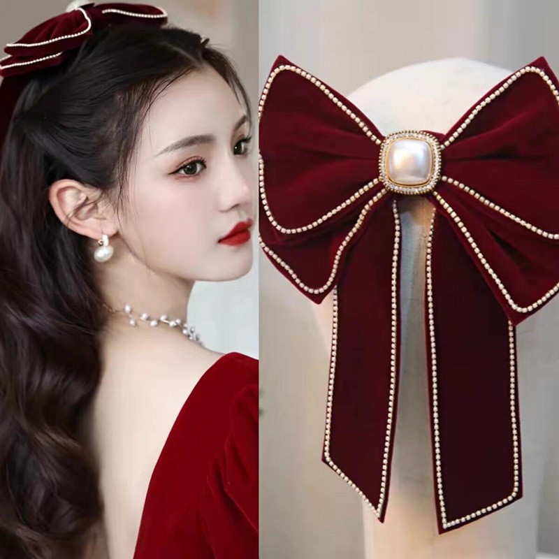 Christmas Ribbon Supplier - 2024 New Gold Shallot Cloth Christmas Ribbon Gold Powder Decorative
