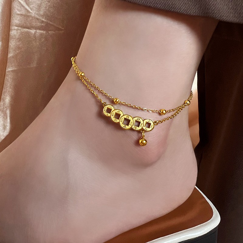 Foot Chain Supplier - Custom 18k Foot Chain High Quality Stainless Steel Anklet for Women