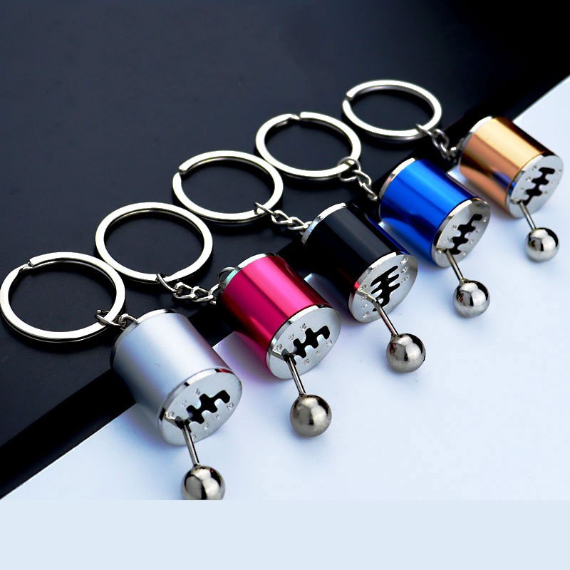 Metal Keychain Supplier - Creative Personality Car Modified Metal Shift Key Chain Pendant Gift