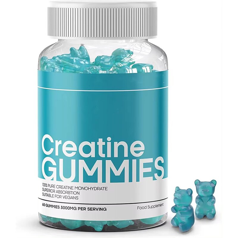 GMP Factory Manufacturer - Vegan Creatine Gummies 5g Dosage for Adults