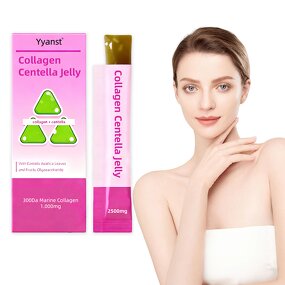 Marine Collagen Peptide Jelly Stick Manufacturer - OEM Glow Skin Formula with Hyaluronic Acid & Vitamin C