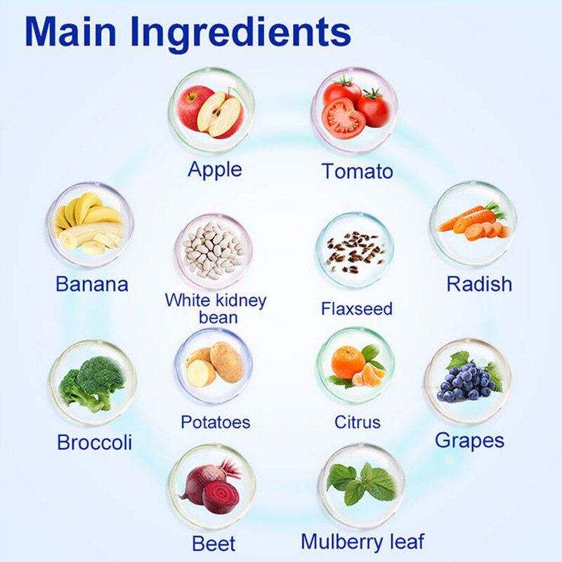 Private Label Fruit & Vegetable Extracts Powder - Detox Slimming Drink for Gut Health