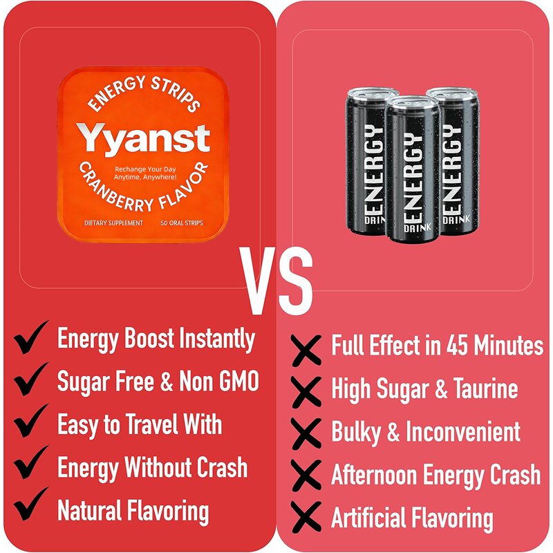 Green Tea Extract Energy Strips Manufacturer - Sugar-Free with Vitamin B12, Custom OEM/ODM Packing