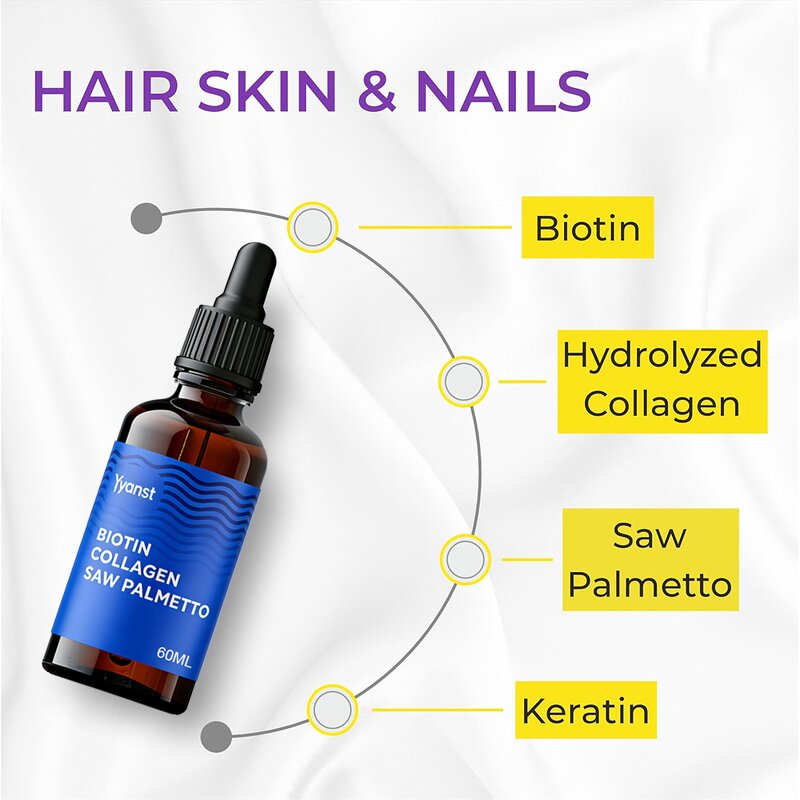 Collagen Peptide Drops Manufacturer - OEM/ODM Sugar-Free with Biotin & Vitamin C for Nails & Skin