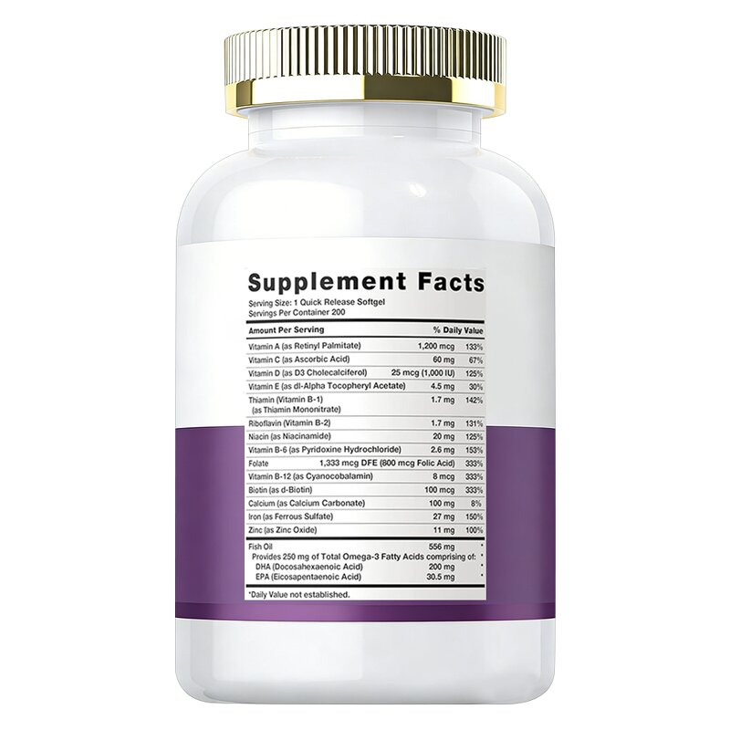 Women's Multivitamin Softgel Manufacturer - Custom OEM/ODM Formula for Hormone Balance