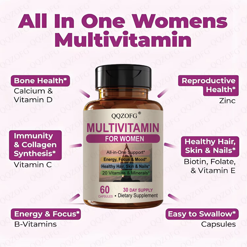 Women's Multivitamin Manufacturer - For Energy, Focus & Emotional Balance