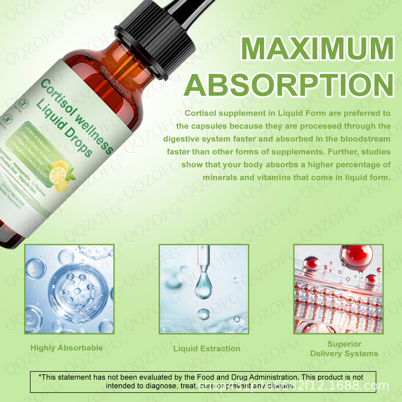 Cortisol Supplements Manufacturer - OEM Oral Liquid Drops for Replenishing Fluids