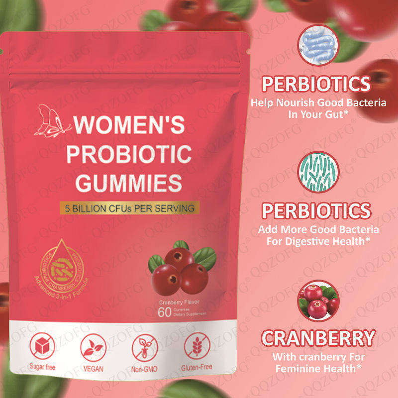 Women's Probiotic Gummies Manufacturer - For Digestive Health, 60 Gummies per Bag