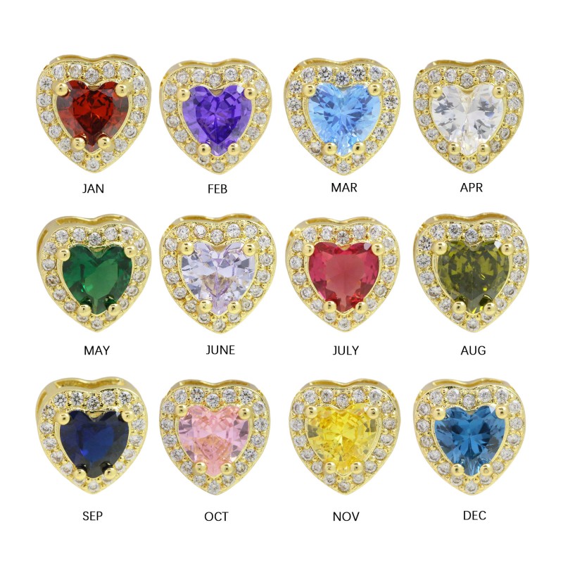 Bubble Letter Necklace Manufacturer - Personalized Alphabet Balloon Letter Initial Chain Gold Birthstone Charm