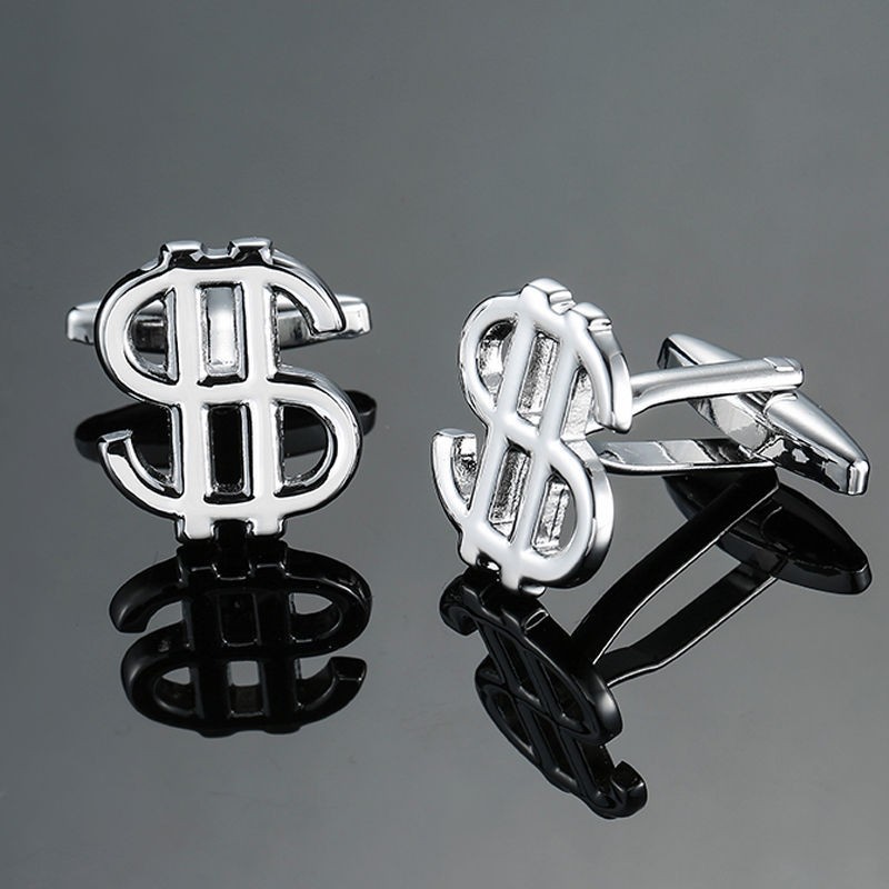 Enamel Cufflinks Factory - Fashion Style Men's French Shirt Cufflinks Copper Enamel Paint Boxing Heart Crown Cufflinks