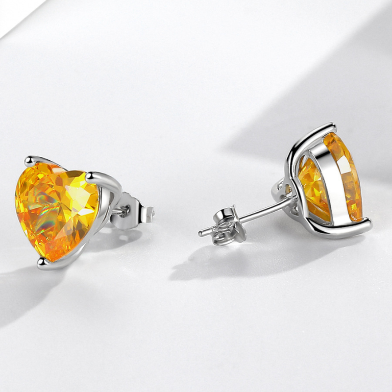 Butterfly Stud Earrings Supplier - Non Tarnish Jewelry Waterproof 18K Gold Pvd Plated Zircon Butterfly Flower Studs