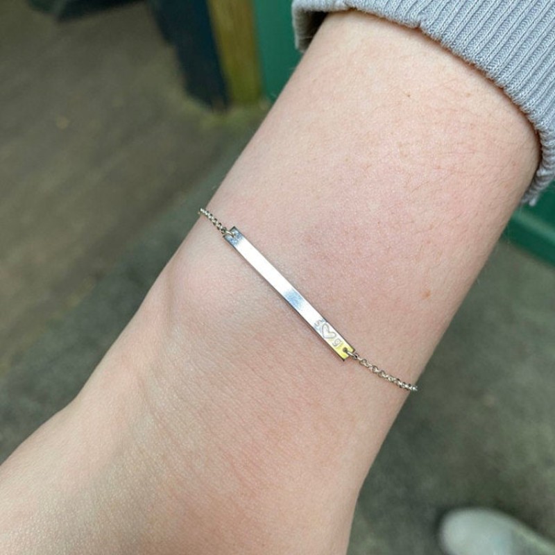 Bubble Earrings Manufacturer - Dainty Minimalist 925 Sterling Silver Gold Plated Bubble Love Double Heart Stud Earrings