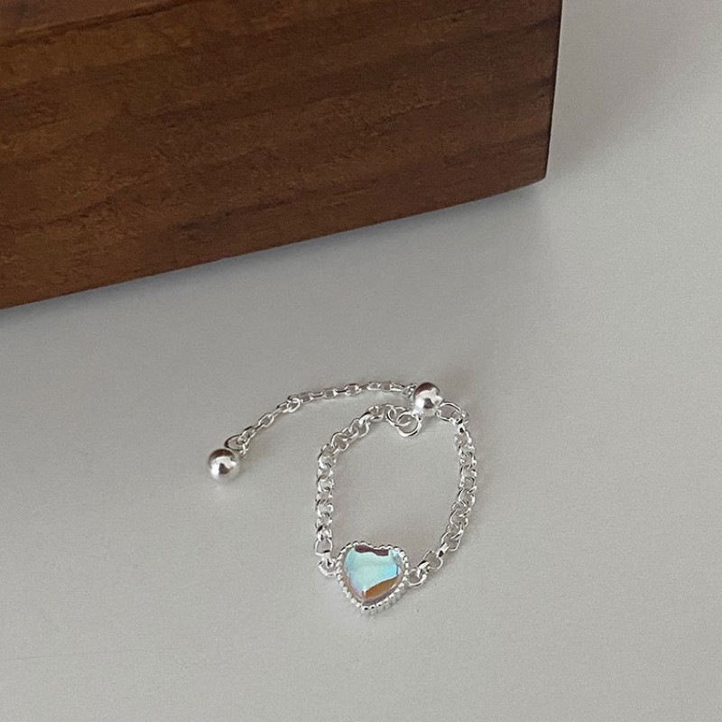 Opal Necklace Supplier - Wholesale Customizable Initials Birthstone 925 Sterling Silver Opal Heart Pendant Necklace