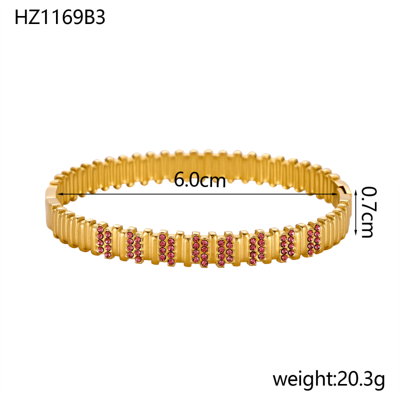 Designer Bangle Factory - Luxury Stainless Steel Men Women Designer Fashion Gold Bangle Bracelet 18k Waterproof