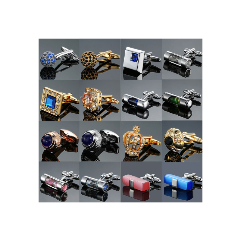 Wine Glass Cufflinks Supplier - French Shirt Cufflinks Wholesale Ball Hammer Rope Wine Glass Boat Anchor Cufflinks