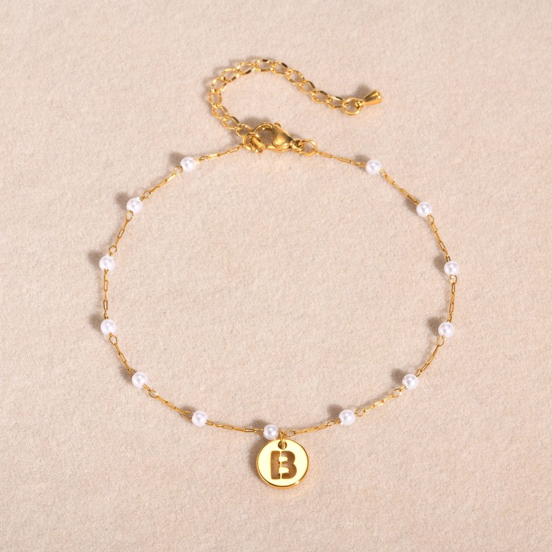 Monogram Earring Supplier - Tarnish Free Waterproof Stainless Steel Personalized Large Monogram Letter Earring