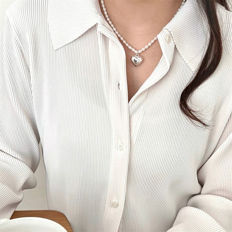 Heart Link Ring Manufacturer - Temperament Dedicate Heart Link Chains Ring Adjustable Heart Moonstone Ring S925