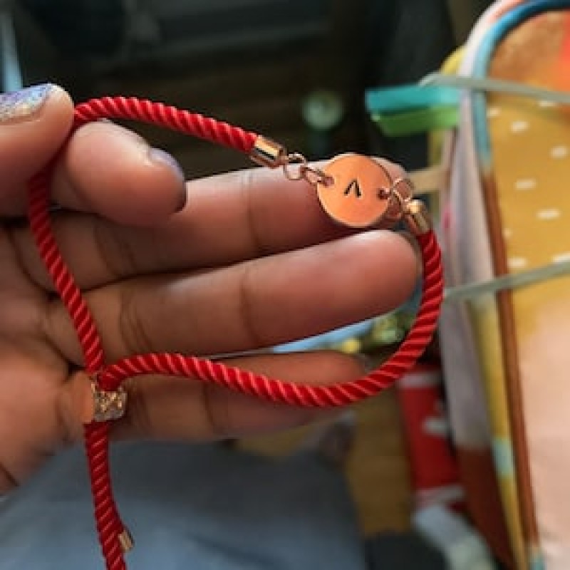 Engraved Bracelet Supplier - Stainless Steel Gold Plated Engraved Alphabet Letter Initials Adjustable Cord Bracelet