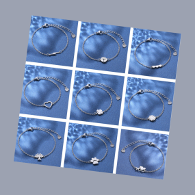 Titanium Bracelet Factory - 2024 New Model Titanium Steel 18k Gold Plating Non-fading Simple Smooth Surface Bracelet