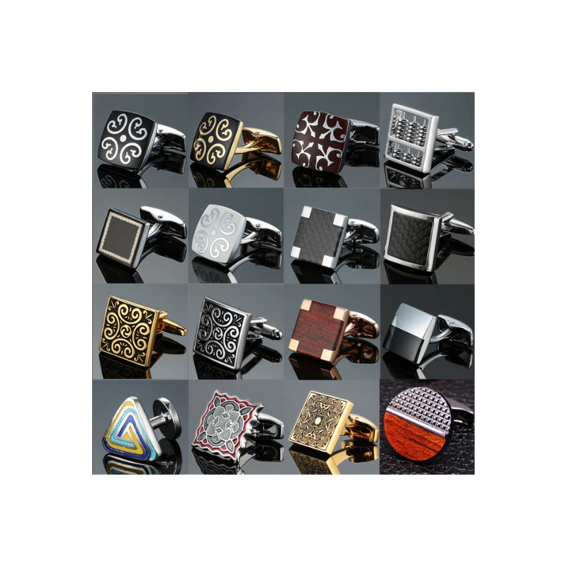 Crystal Cufflinks Manufacturer - Wholesale Brand New Crystal Zircon Luxury Cufflinks Brass French Shirt Cufflinks