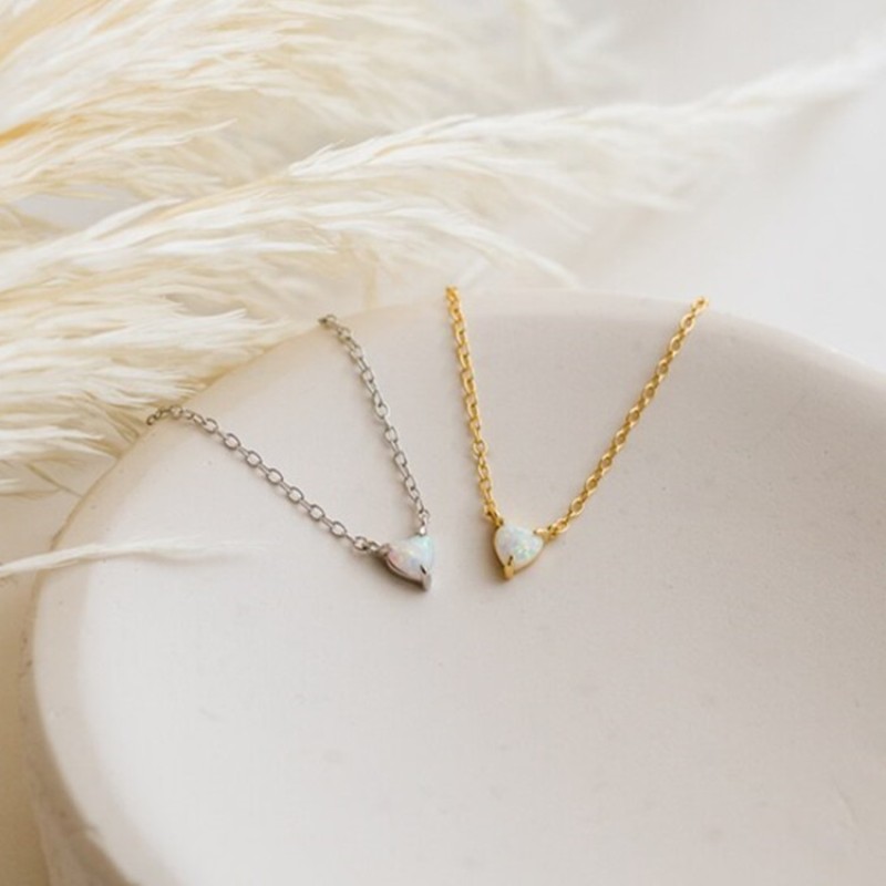 Love Heart Necklace Factory - Women's Trendy 18k Gold Plated Sterling Silver Love Heart Shape Necklace Crystal Choker