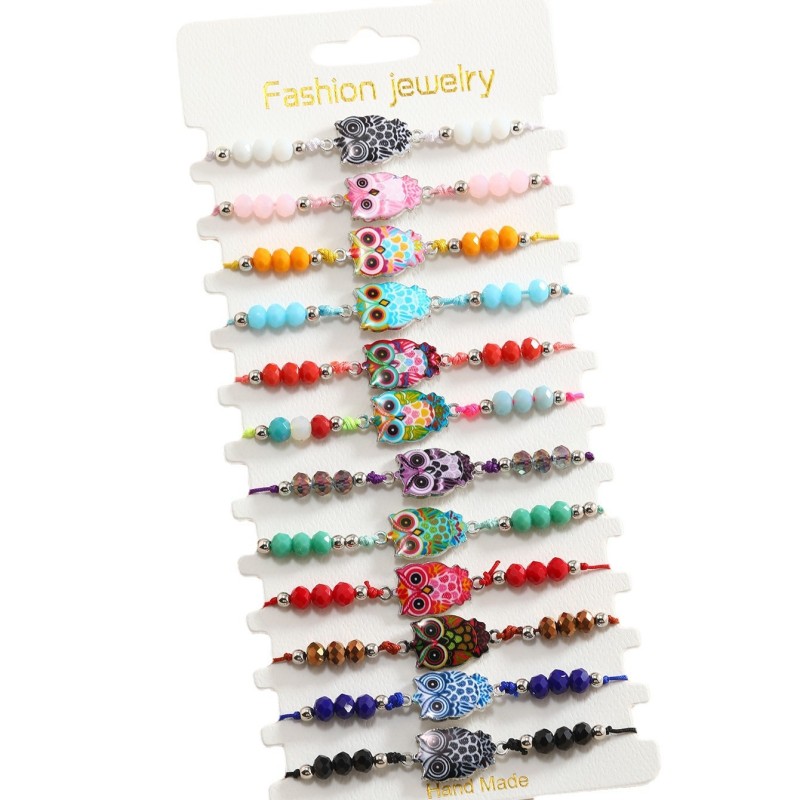 Animal Charm Bracelet Manufacturer - Evil Eye Charm Bracelet Set Red Rope Bracelets with Animal Pendants Jewelry