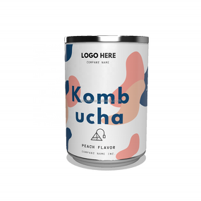 Kombucha Powder Manufacturer - Fermented Lime Pineapple Peach Tea in 250ml Can