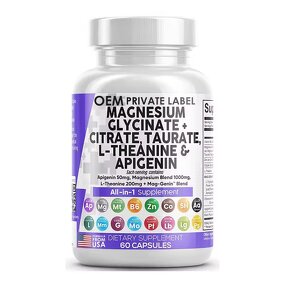 Magnesium Glycinate Capsules Manufacturer - High Absorption Formula for Sleep & Heart Support