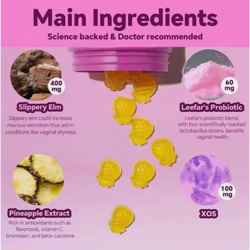 Women Probiotic Gummies Manufacturer - Premium Pineapple Feminine Balance Supplement