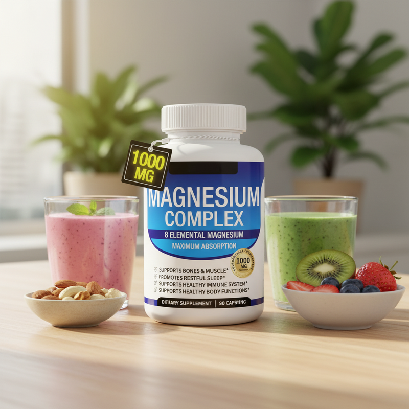 Magnesium Complex Capsules Manufacturer - Magnesium Citrate for Sleep & Muscle Relaxation