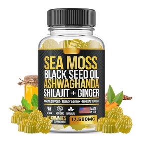 Immune Support Gummies Manufacturer - Vitamin Sea Moss Black Seed Oil Ashwagandha