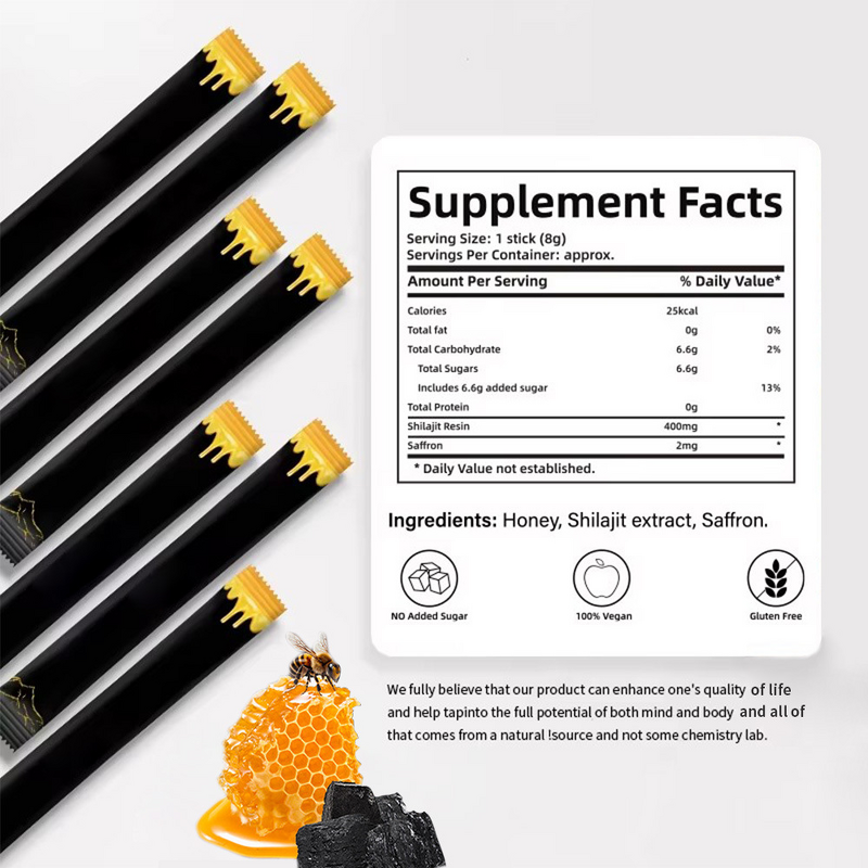 Shilajit Energy Drink Manufacturer - OEM Custom with Pure Himalayan Shilajit & Honey