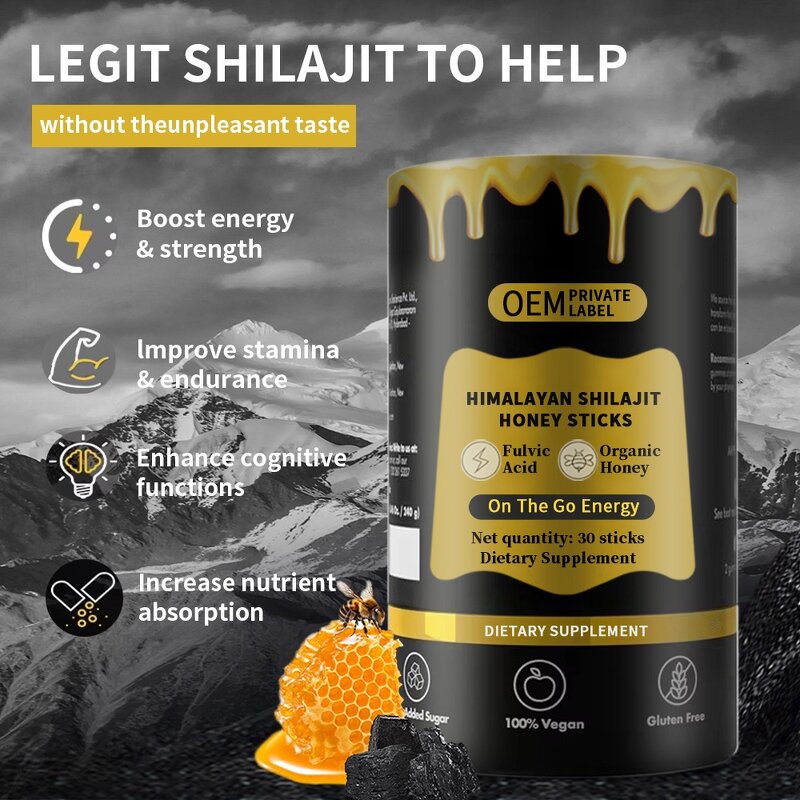 Shilajit Resin Manufacturer - Pure Himalayan with Ashwagandha & 85+ Minerals