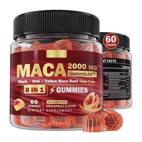 Maca Root Gummy Candy Manufacturer - 2000mg Extract Sugar Free Supplement