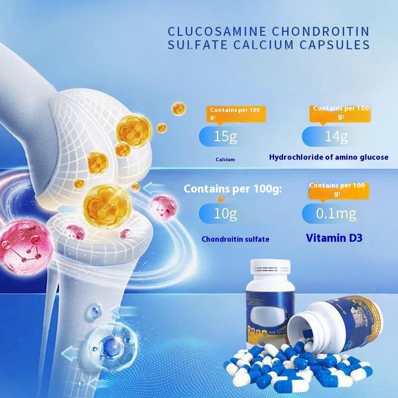 Glucosamine Chondroitin Capsules Manufacturer - Turmeric MSM Calcium Vegetarian 30-count for Flexibility Support