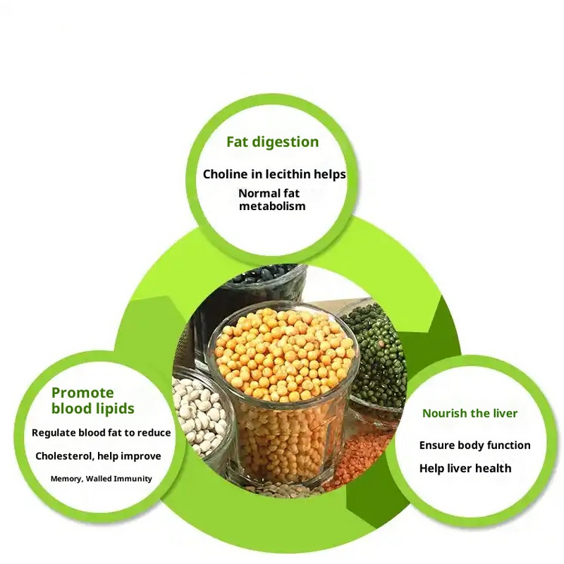 Soybean Lecithin Softgel Capsules Manufacturer - with Vitamin E & OEM