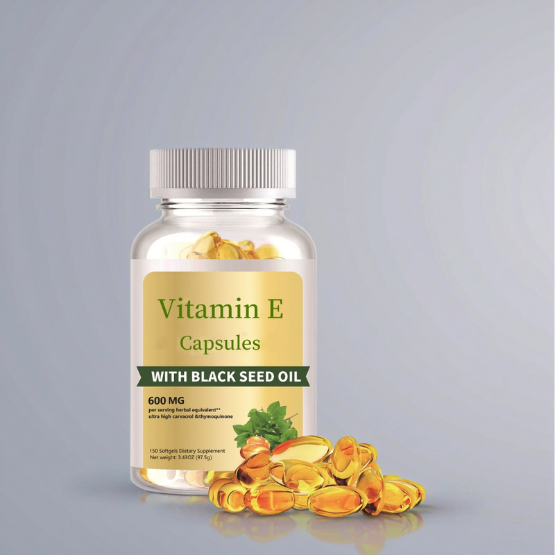 Vitamin E Softgel Capsule Manufacturer - Halal Certified & 400iu Skin Supplement