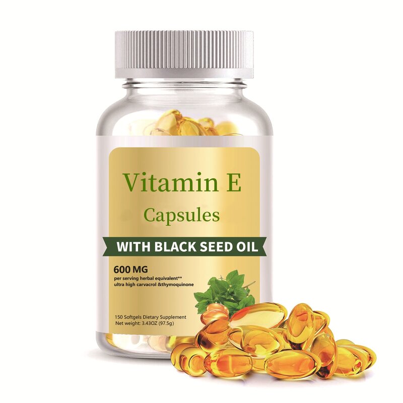 Vitamin E Softgel Capsule Manufacturer - Halal Certified & 400iu Skin Supplement